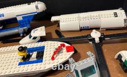 Lego City police boat car Helicopter parts printed pieces some vtg incomplete