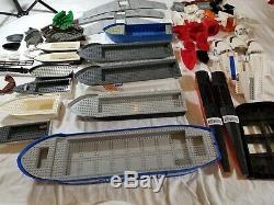 Lego Lot 17 City Lines Coast Guard Police Ship Boat Hull Parts Starter Sets 7994