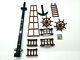 Lego Lot Of Pirate Ship Pieces Mast Ladder Anchor Vintage Boat Parts