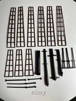 Lego Lot Pirate Ship Parts Boat Mast Parts And Brown Rigging
