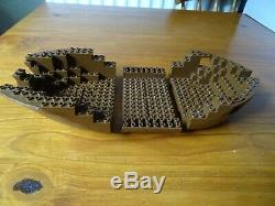 Lego Parts 2557/2559 And 2560 Brown Pirate Boat Bow Stern And Middle