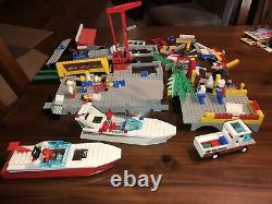 Lego Sail N' Fly Marina 6543 Classic Town Harbor lot of parts boats, marina