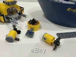 Lego Set 60095 & 60093 Deep Sea Exploration Sub & Boat Hull Parts Incomplete