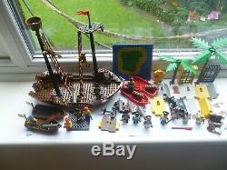 Lego Vintage Pirates Ship, Boats, Minifigures And Spare Parts Huge Job Lot