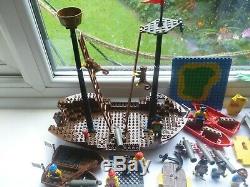 Lego Vintage Pirates Ship, Boats, Minifigures And Spare Parts Huge Job Lot