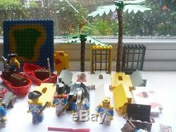 Lego Vintage Pirates Ship, Boats, Minifigures And Spare Parts Huge Job Lot