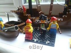 Lego Vintage Pirates Ship, Boats, Minifigures And Spare Parts Huge Job Lot