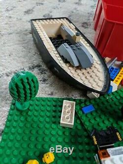 Lego (vintage) Job Lot, Mini Figures, Boat, Base Parts, Wheels, Carry Case