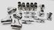 Lot 21 Vtg Boat Boat Marine Deck Hardware Parts Dock Cleats Rail Mount Sail Tie