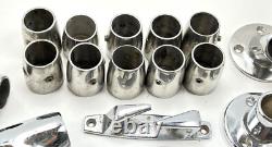 Lot 21 Vtg Boat boat marine Deck Hardware Parts Dock Cleats Rail Mount Sail Tie
