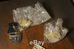 Lot 2 Deadstock Vintage Chrome Bar Buoy Boat Drink Vtg Can Holders & Spare Parts