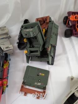 Lot Of 12 Vintage GI Joe 80's 90's Vehicles Boats AirCraft And More! Must See