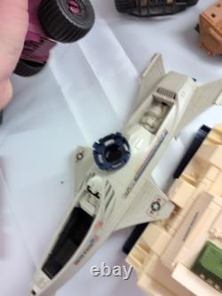 Lot Of 12 Vintage GI Joe 80's 90's Vehicles Boats AirCraft And More! Must See