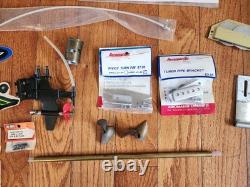 Lot Of 27 Vintage R/c Marine Boat Parts Mikuni Kysho Du-bro Octura Prather