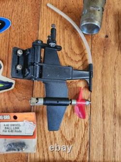 Lot Of 27 Vintage R/c Marine Boat Parts Mikuni Kysho Du-bro Octura Prather