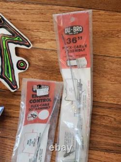 Lot Of 27 Vintage R/c Marine Boat Parts Mikuni Kysho Du-bro Octura Prather