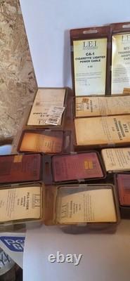 Lot Of 35 Vintage Boat Misc Transducer Parts LEI Accessories Eagle More NOS