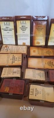 Lot Of 35 Vintage Boat Misc Transducer Parts LEI Accessories Eagle More NOS