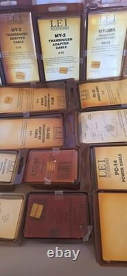 Lot Of 35 Vintage Boat Misc Transducer Parts LEI Accessories Eagle More NOS