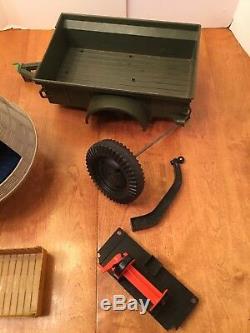 Lot Vintage G. I Joe 1960's 60's Boat Space Capsule Trailer Vehicle for Parts