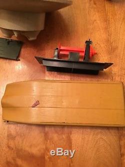 Lot Vintage G. I Joe 1960's 60's Boat Space Capsule Trailer Vehicle for Parts