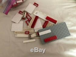 Lot Vintage Lego Pieces Parts 1970's Mobile Crane Rescue Helicopter Ferry Boat