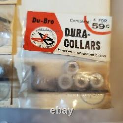 Lot of 6 Du-Bro Dura Collars 5/32 #DC-532 RC Boat Airplane Vintage Model Parts