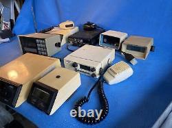 Lot of 8 Vintage Uniden, Loran, Capree Marine Boat Radios For Navigation Parts