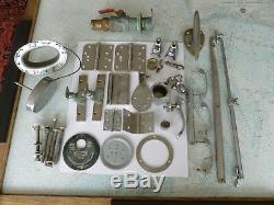Lot of Boat Parts From 1950's Vintage Wooden Chris-Craft Various Parts Stainless