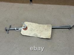 Lot of Vintage OMC Johnson Evinrude Chrysler Boat Parts Emblems Shift Lever OEM