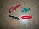 Lot Of Vintage Tmnt Action Figure Parts Knifes Bomb Sewer Speed Boat
