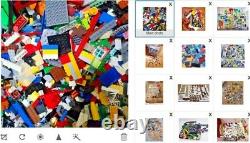 MASSIVE 1000 LB random Lego space castle + rare piece toy block mix sets technic