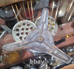 MOON Aluminum SPINNER CAP w Threaded BUNG Hot Rod MOONeyes Gas Tank vtg style