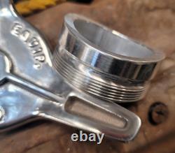 MOON Aluminum SPINNER CAP w Threaded BUNG Hot Rod MOONeyes Gas Tank vtg style