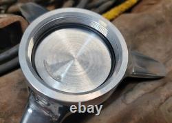 MOON Aluminum SPINNER CAP w Threaded BUNG Hot Rod MOONeyes Gas Tank vtg style