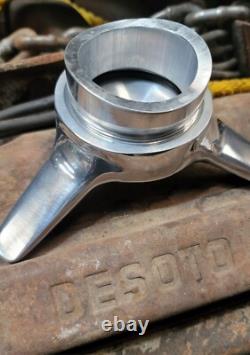 MOON Aluminum SPINNER CAP w Threaded BUNG Hot Rod MOONeyes Gas Tank vtg style