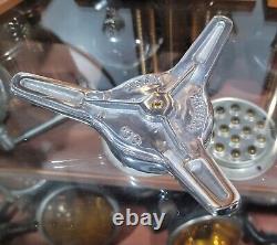 MOON Aluminum SPINNER CAP w Threaded BUNG Hot Rod MOONeyes Gas Tank vtg style