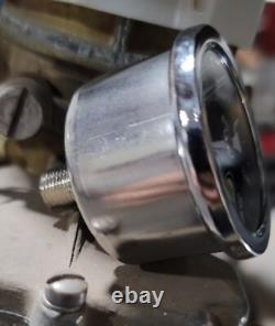 MOONeyes Direct fit 100lb PRESSURE GAUGE Liquid Filled DRAG RACING Hot Rod MOON