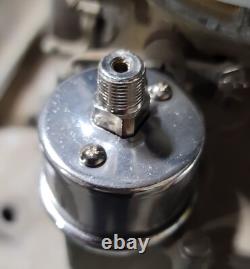 MOONeyes Direct fit 60lb PRESSURE GAUGE Liquid Filled DRAG RACING Hot Rod MOON