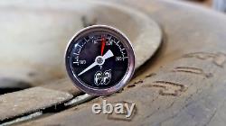 MOONeyes Direct fit TEMPERATURE GAUGE Liquid Filled DRAG RACING Hot Rod MOON vtg