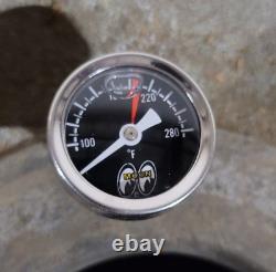 MOONeyes Direct fit TEMPERATURE GAUGE Liquid Filled DRAG RACING Hot Rod MOON vtg