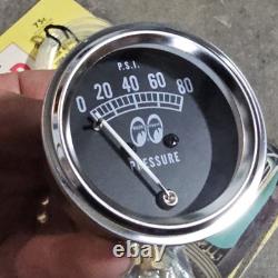 MOONeyes Oil Pressure GAUGE with Sender & Mount HOT ROD Custom MOON auto boat
