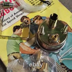 MOONeyes Oil Pressure GAUGE with Sender & Mount HOT ROD Custom MOON auto boat