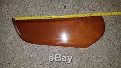 Mahogany Wood Sailboat Rudder / Blade Vintage