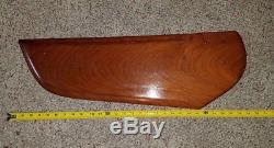 Mahogany Wood Sailboat Rudder / Blade Vintage