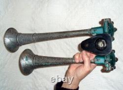 Marine Boat Ship Large Vintage Antique Retro Dual Air Horn Car Parts