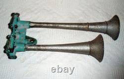 Marine Boat Ship Large Vintage Antique Retro Dual Air Horn Car Parts
