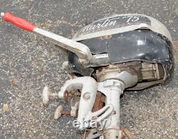 Martin Motors 75 collectible boat motor vintage fishing 6c parts restoration lot