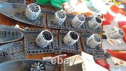 Massive Lot Genuine Lego Aeroplane Plane Boat Hull Helicopter Parts Aprrox 2.5KG