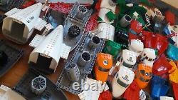 Massive Lot Genuine Lego Aeroplane Plane Boat Hull Helicopter Parts Aprrox 2.5KG